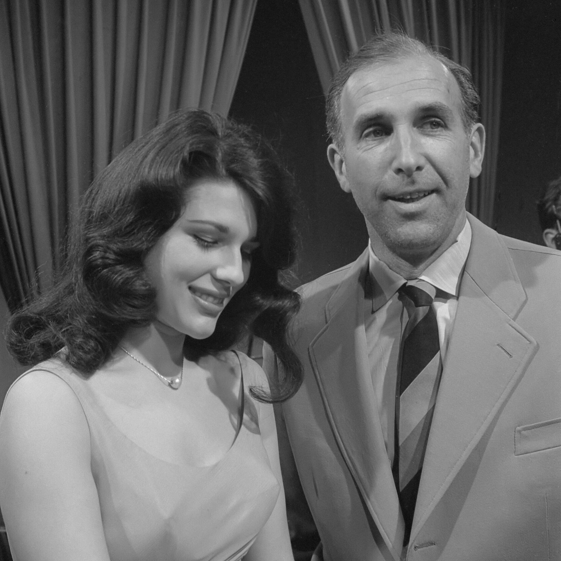 Bruce Low och Sylvia Sands i Bruce Low Show, 19 april 1961.